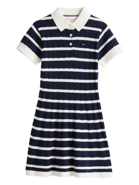 Tommy Hilfiger Junior Vestido polo com logo bordado