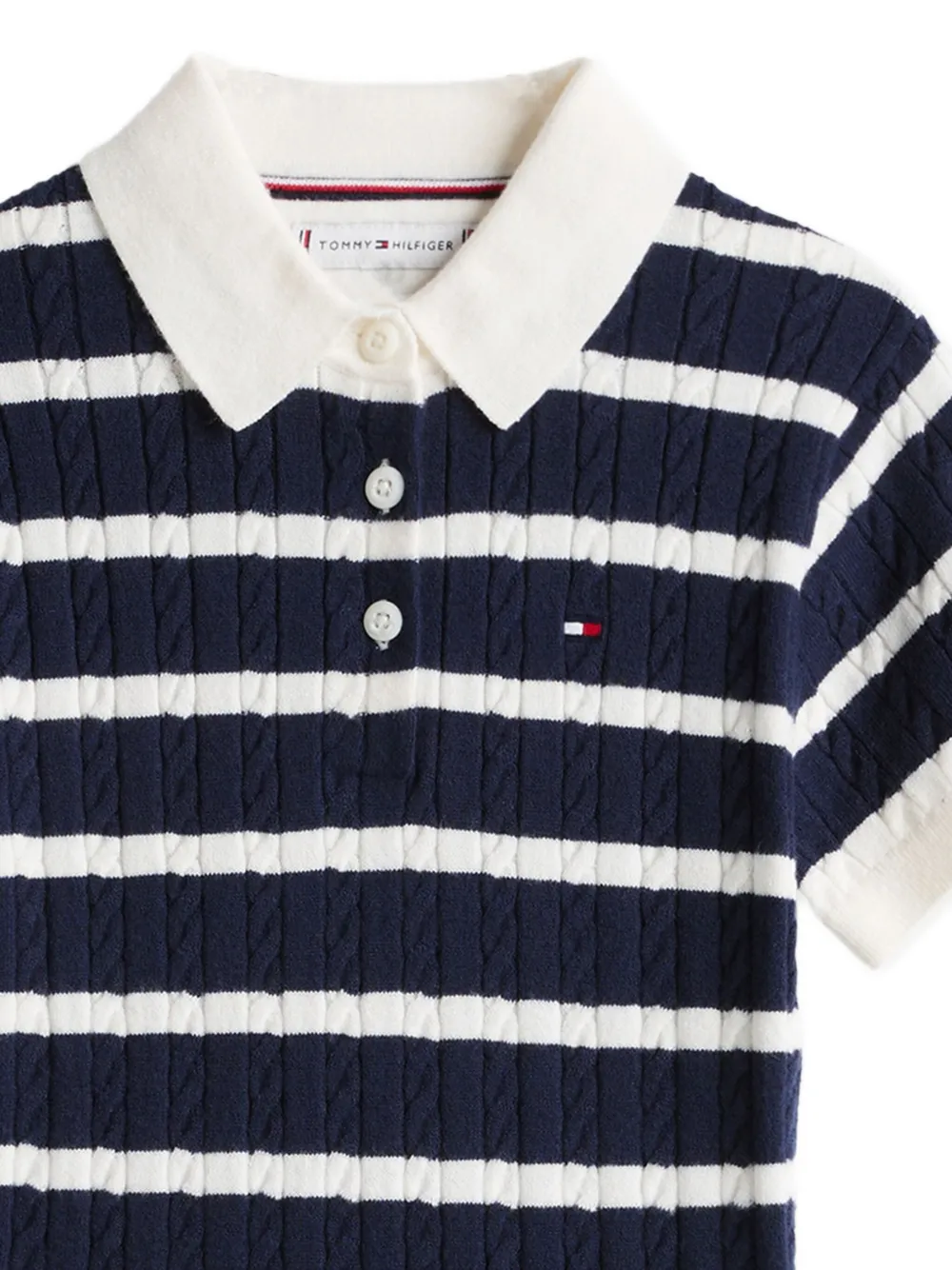 Tommy Hilfiger Junior logo-embroidered polo dress | Girls Casual Dresses | Image 2
