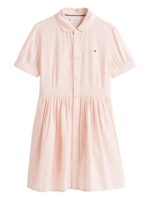 Tommy Hilfiger Junior vestido corto con rayas estampadas