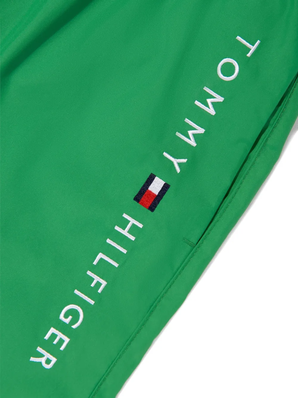 Tommy Hilfiger Junior Zwembroek met geborduurd logo Groen