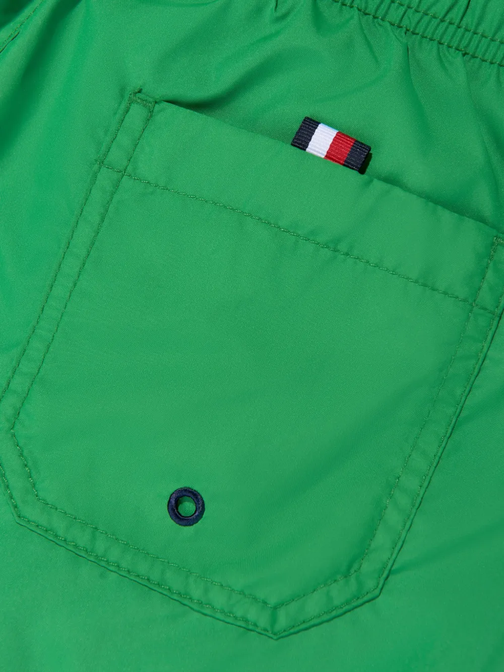 Tommy Hilfiger Junior Zwembroek met geborduurd logo Groen