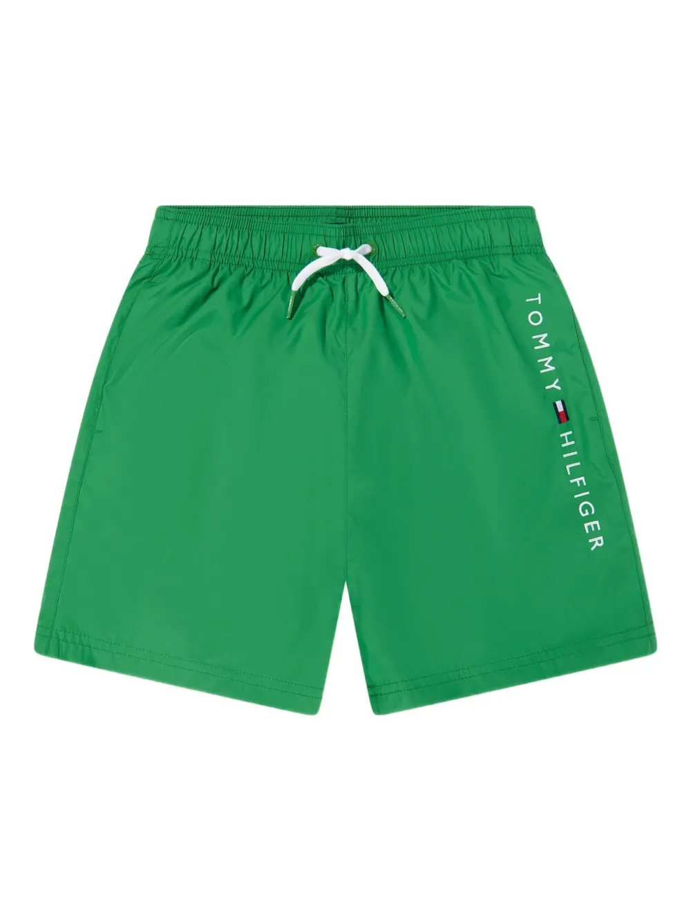 Tommy Hilfiger Junior Zwembroek met geborduurd logo Groen