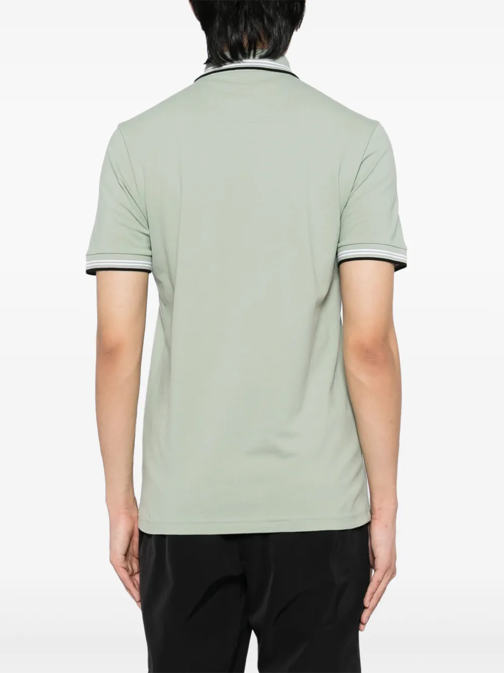 BOSS logo polo shirt Groen