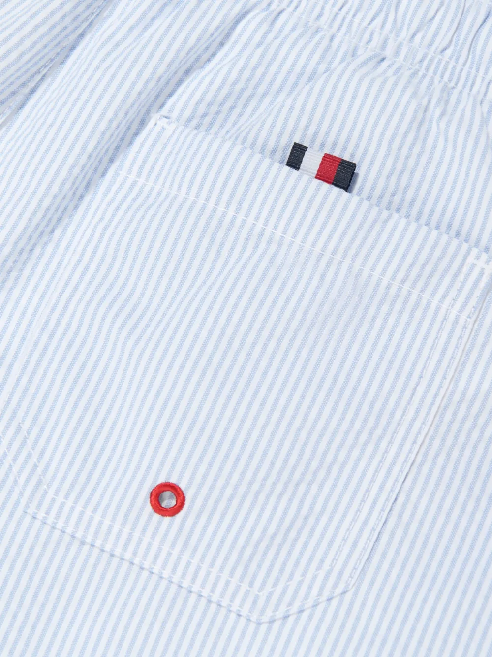 Tommy Hilfiger Junior Gestreepte zwembroek Blauw