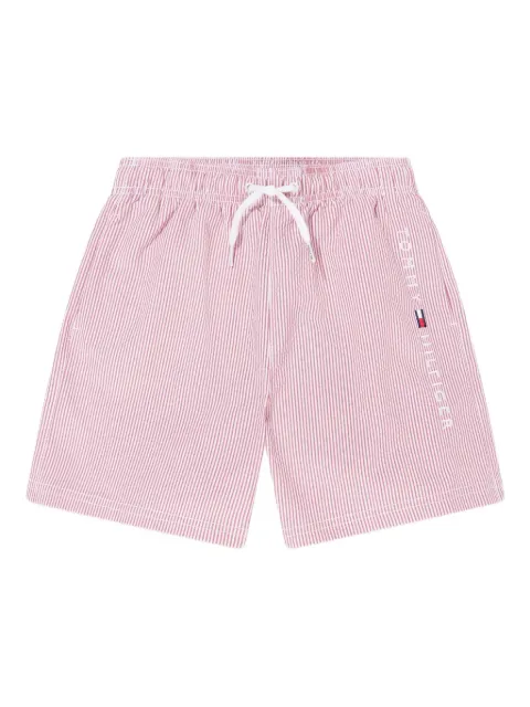 Tommy Hilfiger Junior shorts de playa con rayas estampadas