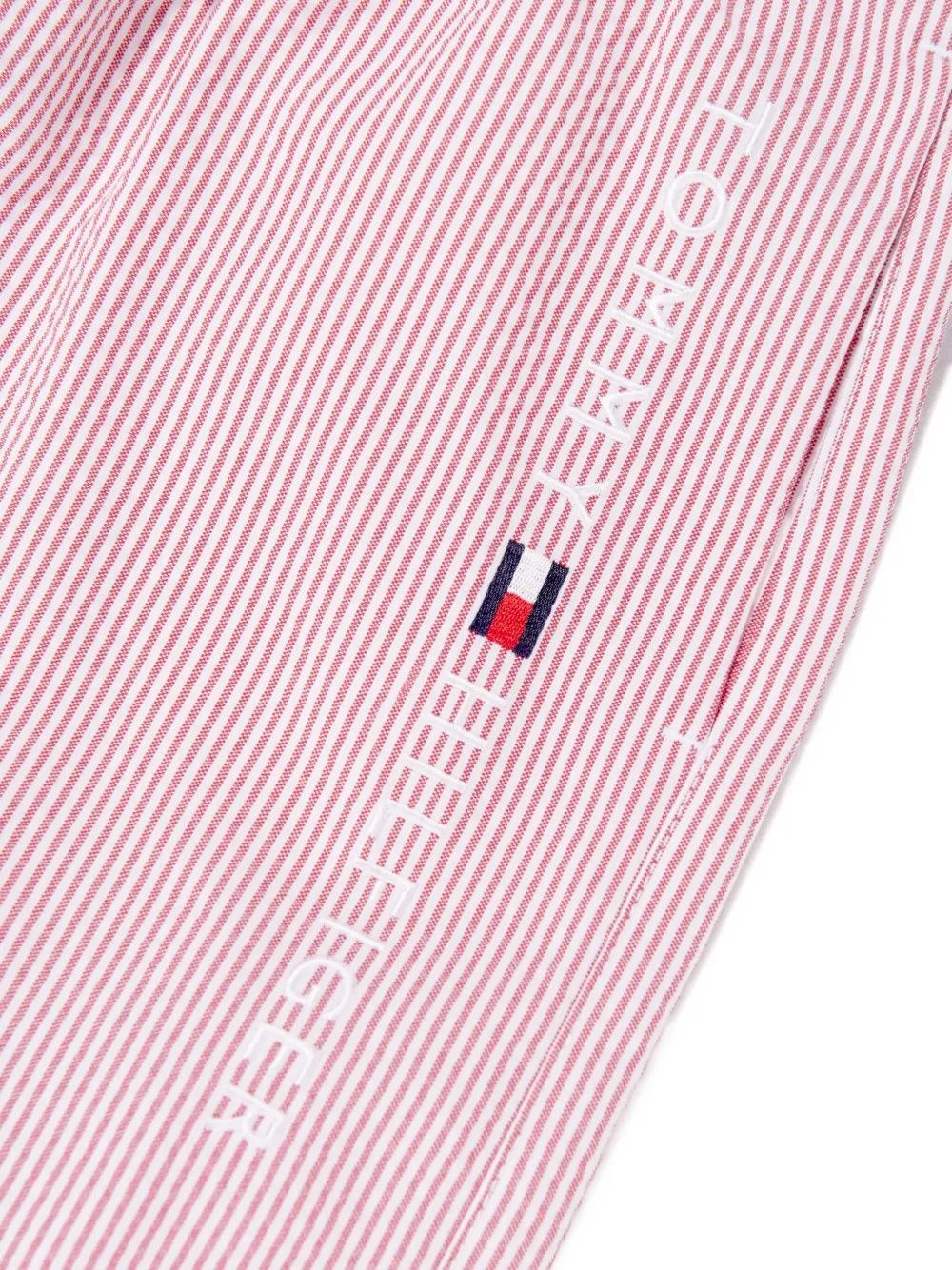 Tommy Hilfiger Junior Gestreepte zwembroek Rood