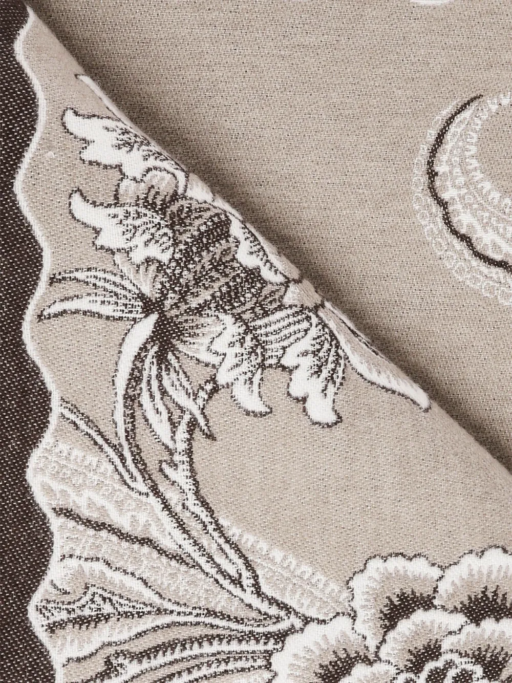 Shop Etro Home Bloom Throw (180cm X 140cm) In Neutrals