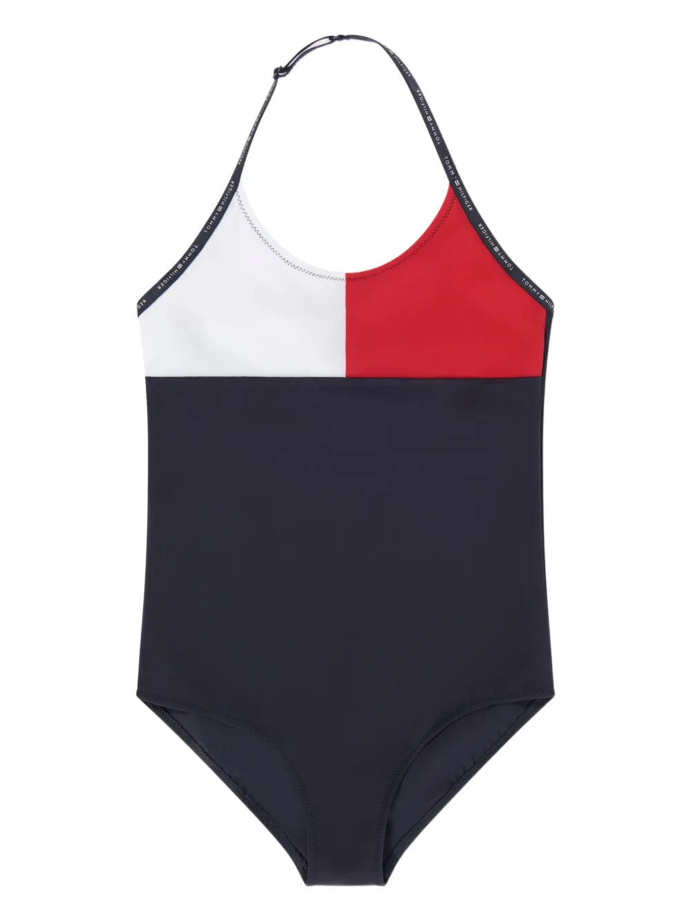 Tommy Hilfiger Junior traje de baño con diseño color block | azul | Image 1