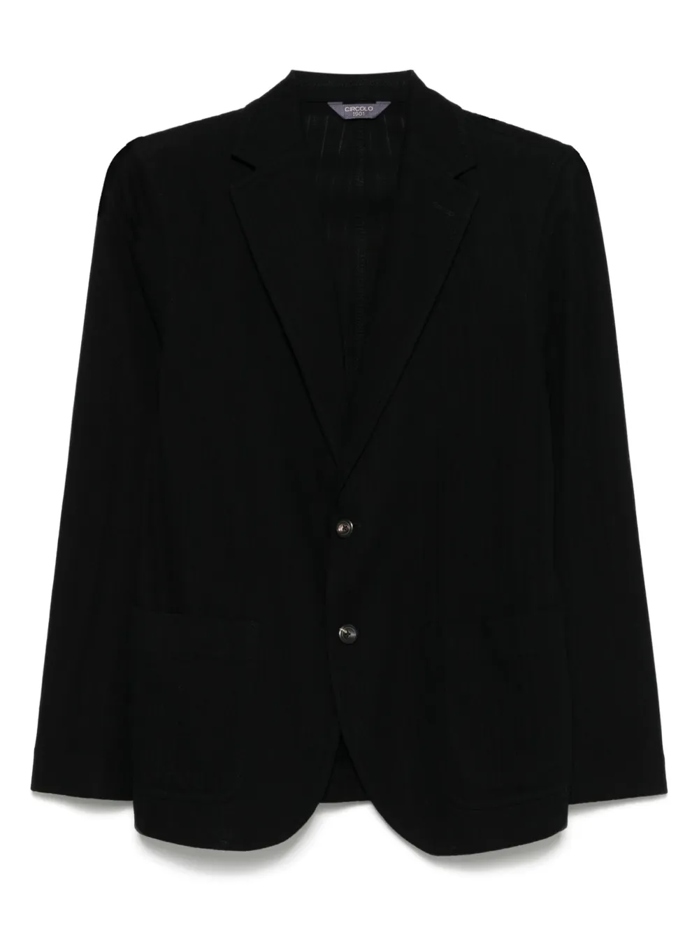 Circolo 1901 Gebreide blazer Zwart