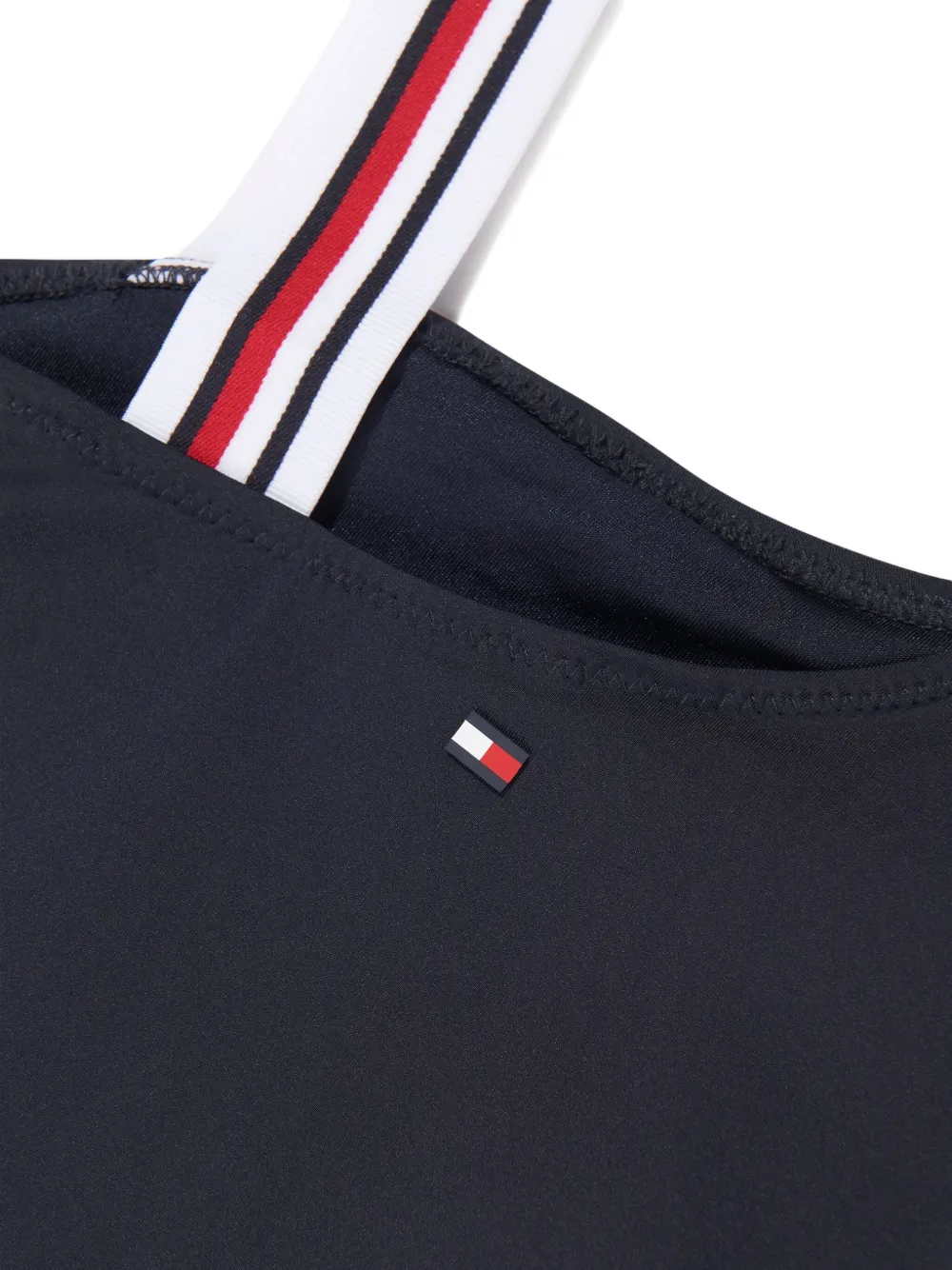 Tommy Hilfiger Junior Asymmetrisch badpak Blauw