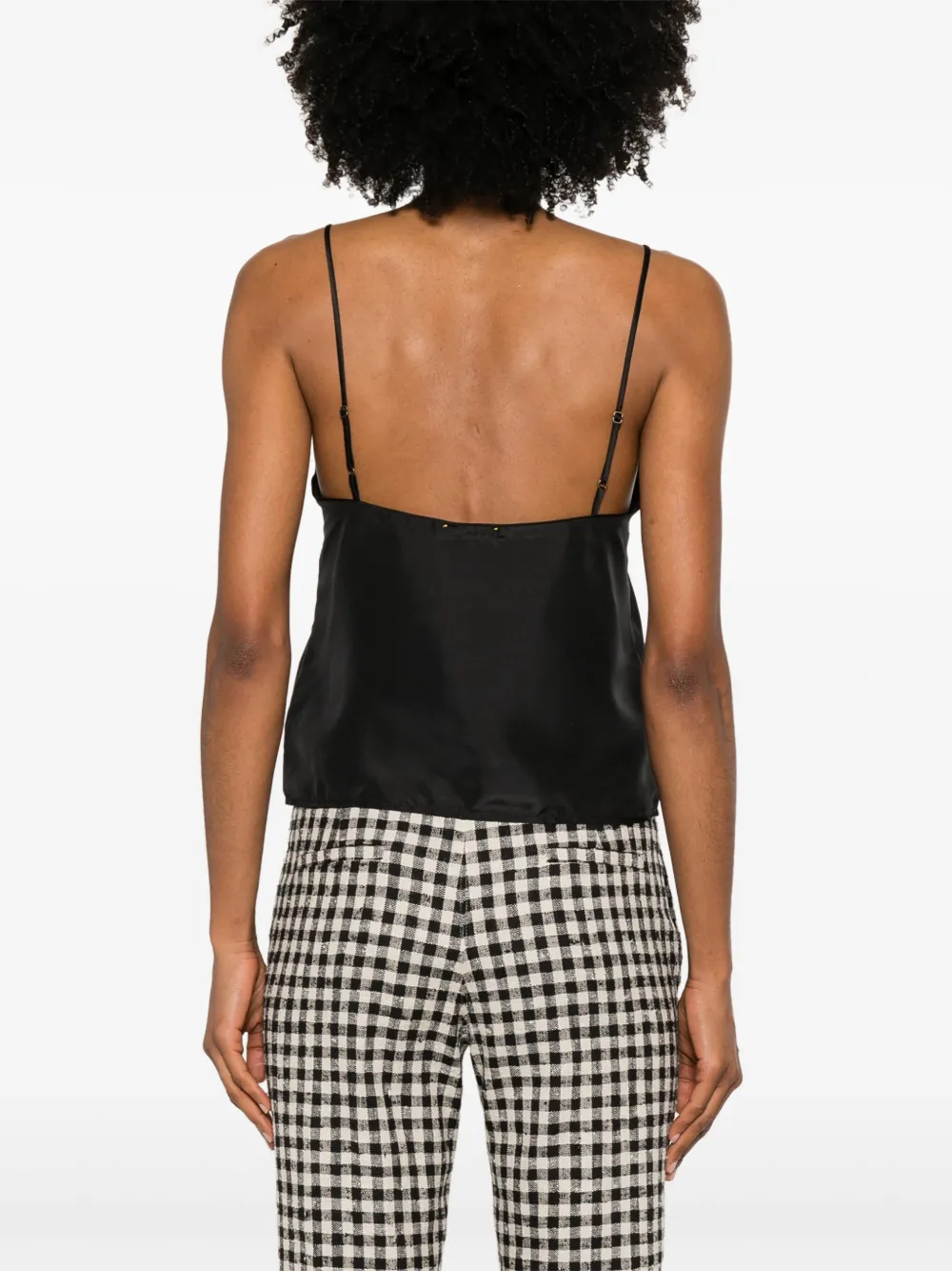 Forte Cropped tanktop Zwart