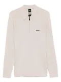 BOSS Knitted LS Momentum jumper - Neutrals