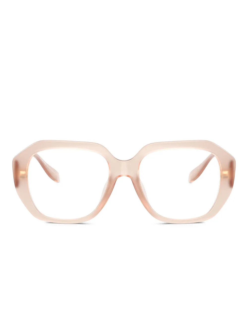 Michael Kors geometric-frame glasses | Pink | Image 1