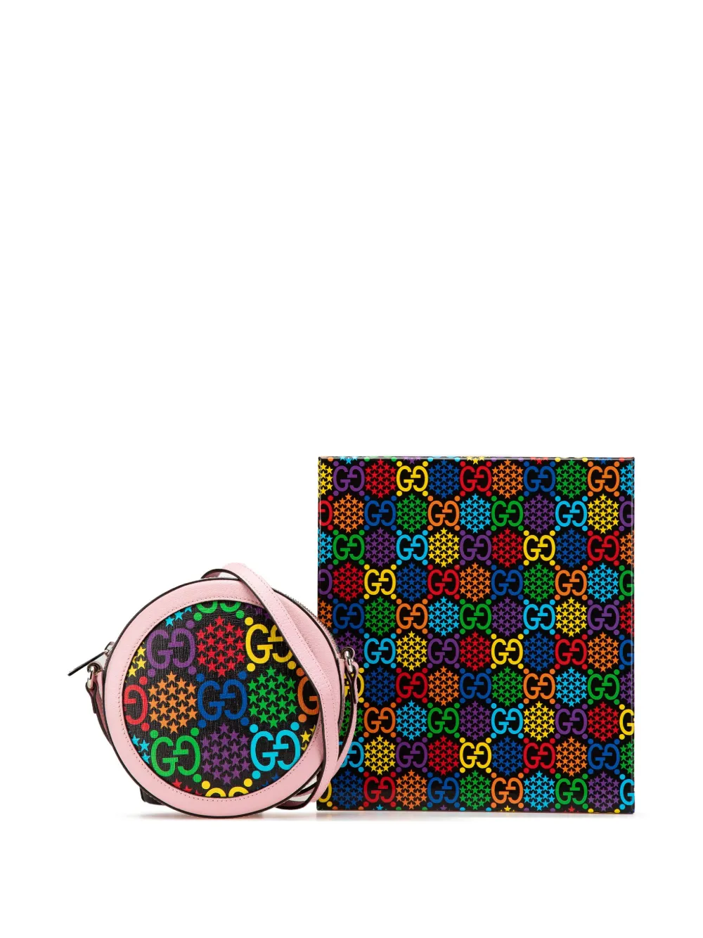 Gucci Pre-Owned 2000-2015 GG Supreme Psychedelic Round crossbody bag | Image 6