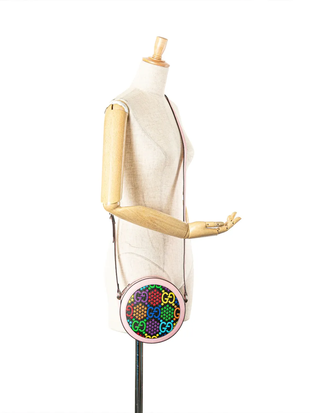 Gucci Pre-Owned 2000-2015 GG Supreme Psychedelic Round crossbody bag | Image 7