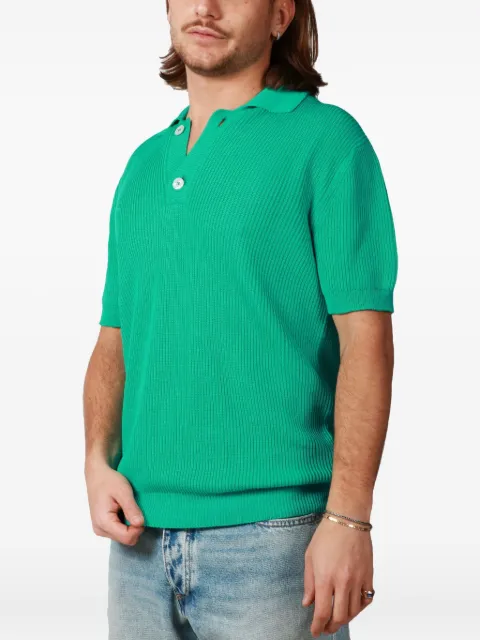 AMARÁNTO ribbed polo shirt