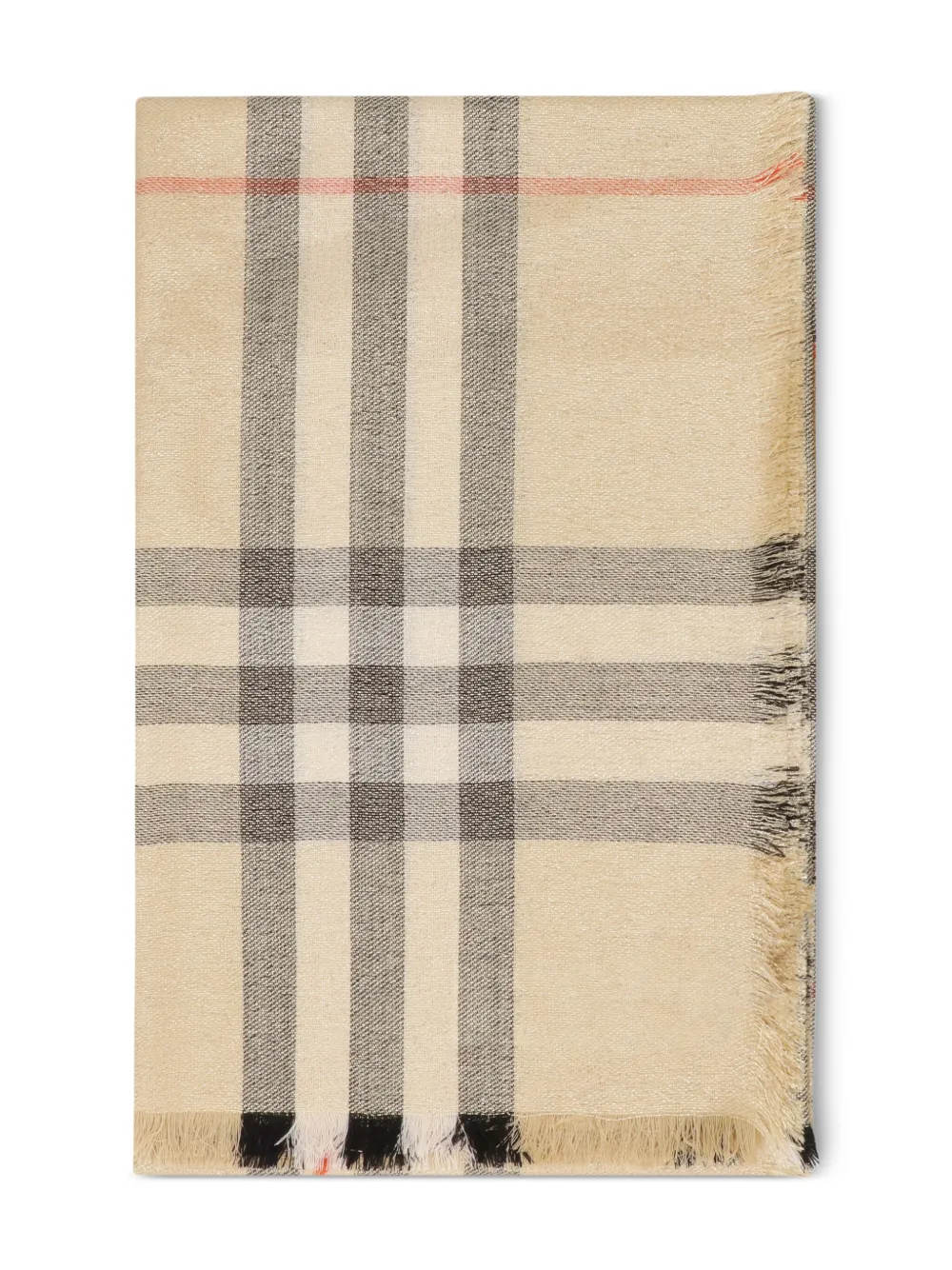 Burberry Geruite sjaal Beige