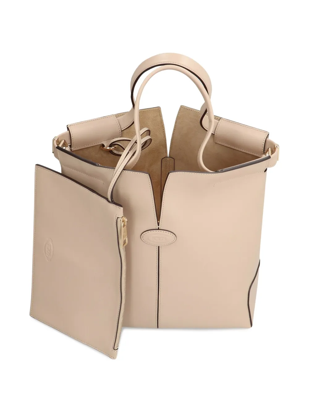 Tod's Medium Di Bag Folio shopper Beige