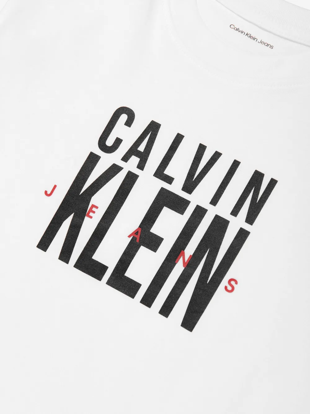 Calvin Klein Kids Katoenen T-shirt Wit