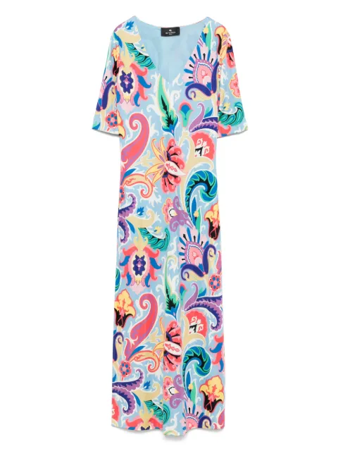 ETRO paisley-print midi dress
