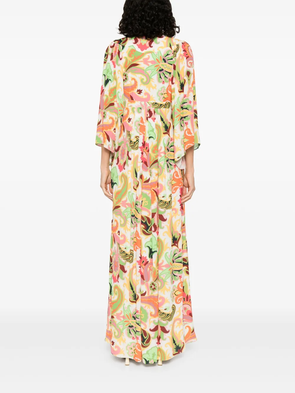 ETRO Maxi-jurk met paisley-print Wit
