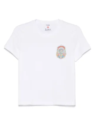 Casablanca Casa Way Skate T-shirt | White | FARFETCH AE