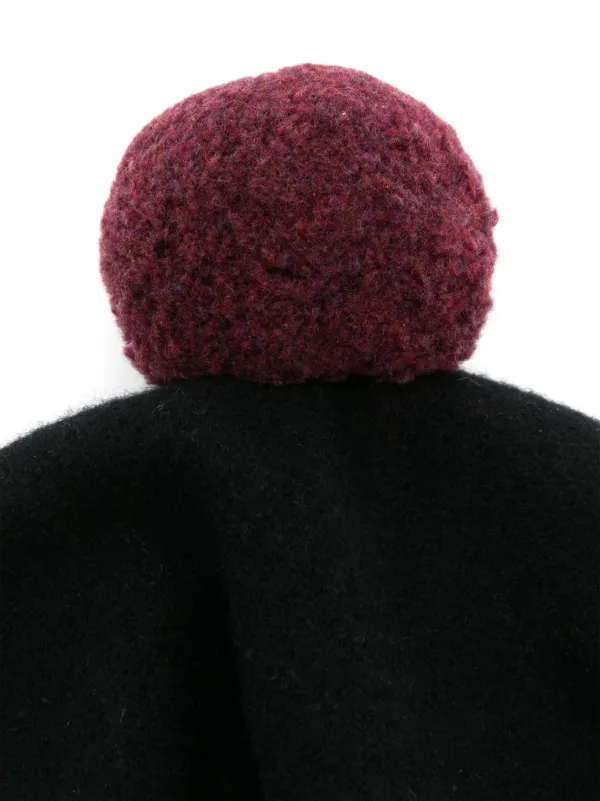 Christian Dior Pre-Owned Castle Beret | Black | FARFETCH