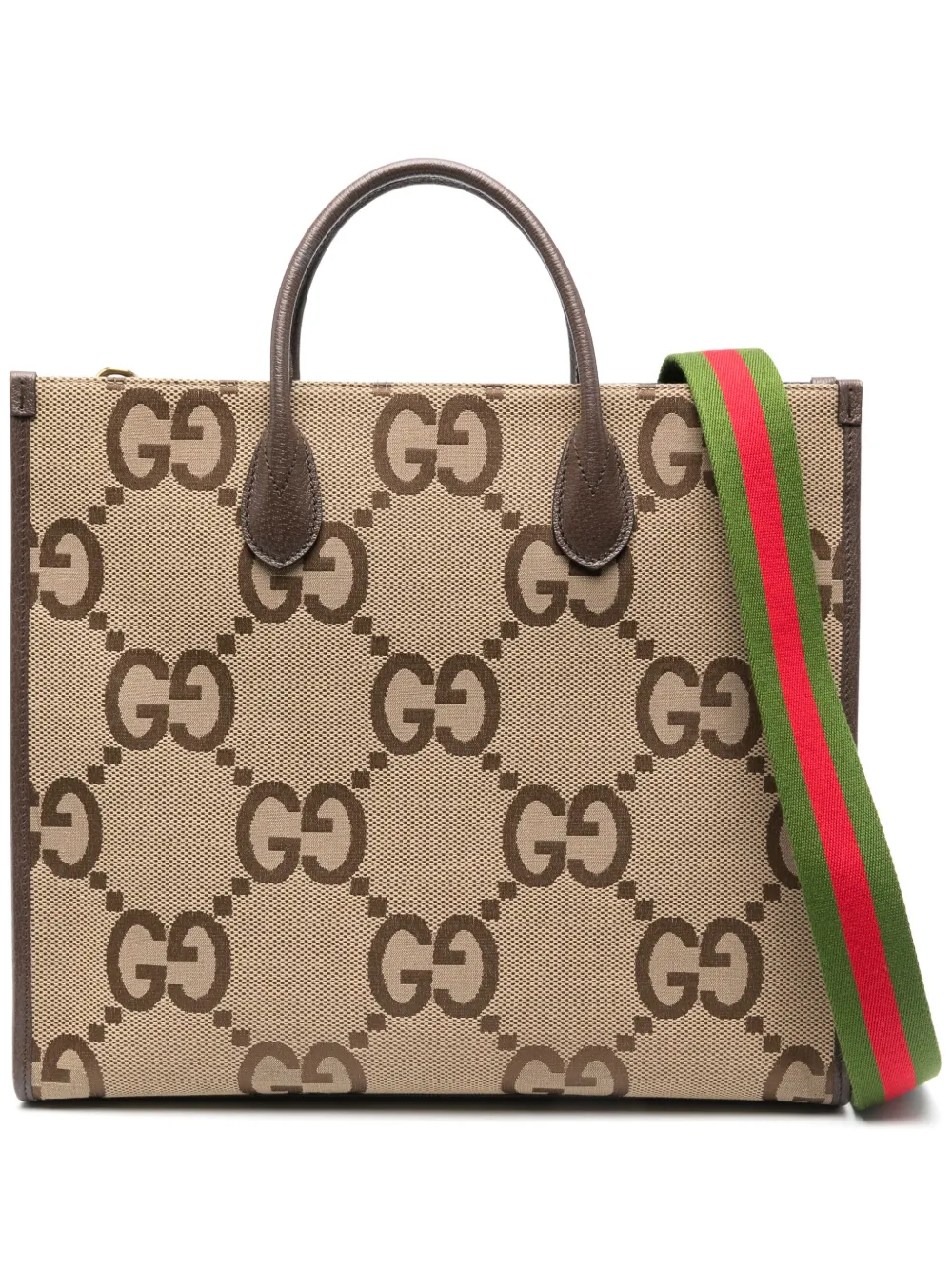 Gucci Pre-Owned ジャンボ GG トートバッグ - ブラウン Gucci Pre-Owned ジャンボ GG トートバッグ - ブラウン