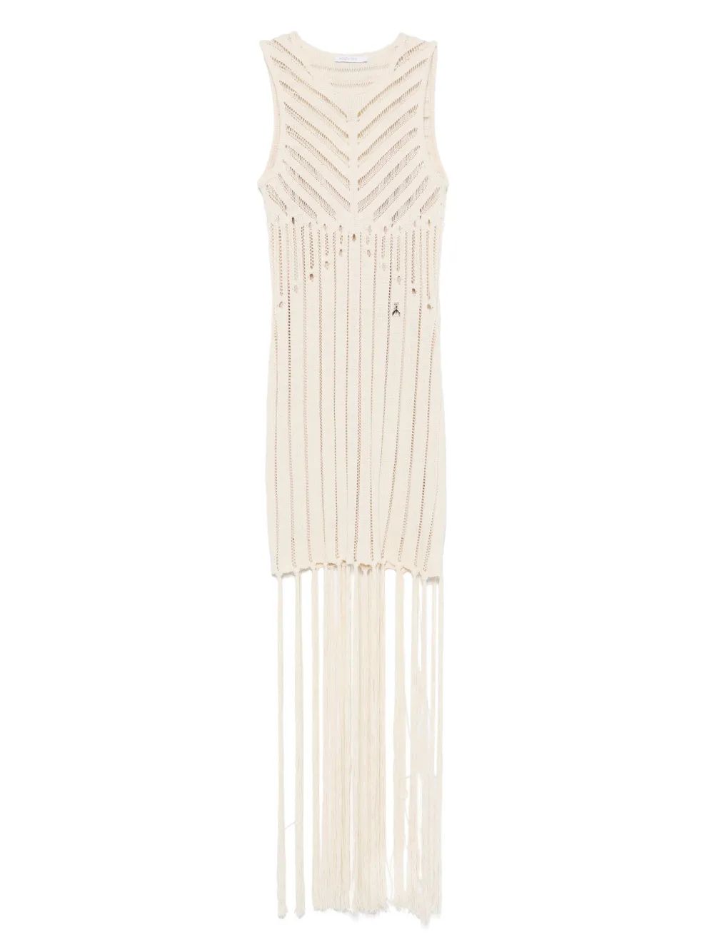 PATRIZIA PEPE OPEN-KNIT MINI DRESS 