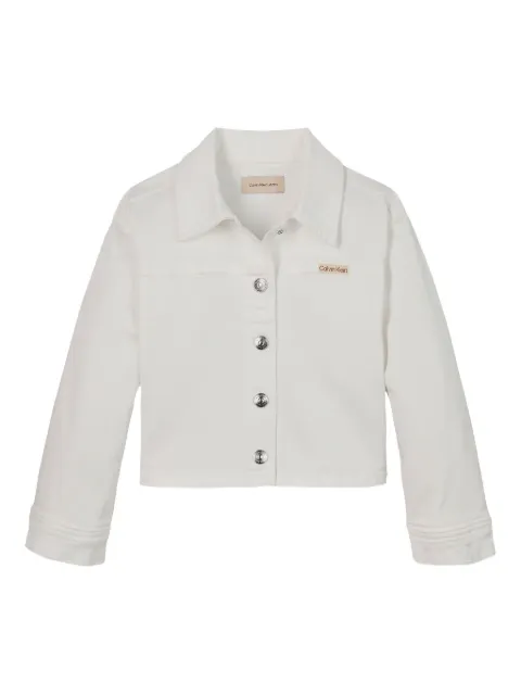 Calvin Klein Kids stretch-cotton jacket