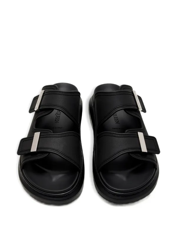 Alexander McQueen Hybrid Slides | Black | FARFETCH