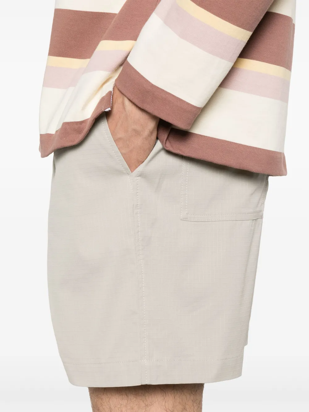 Maison Kitsuné Elastische shorts Grijs