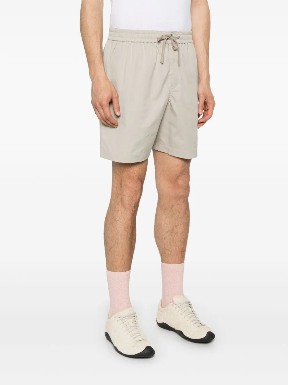 Maison Kitsuné Elastische shorts Grijs