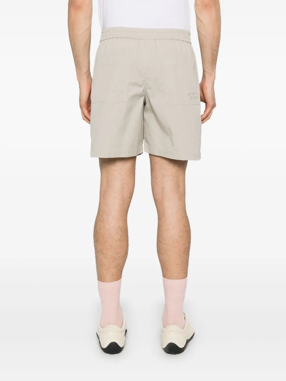 Maison Kitsuné Elastische shorts Grijs