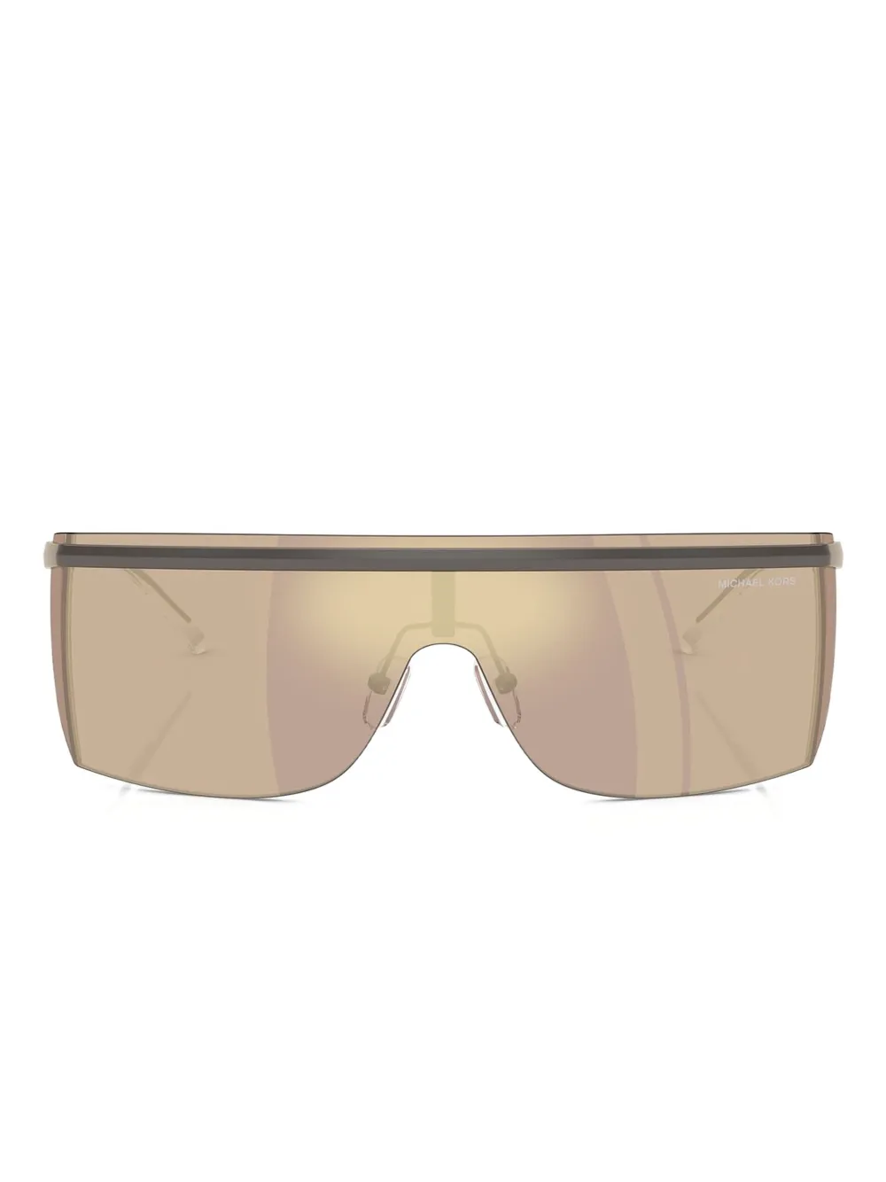 Michael Kors shield-frame metal sunglasses | Grey | Image 1