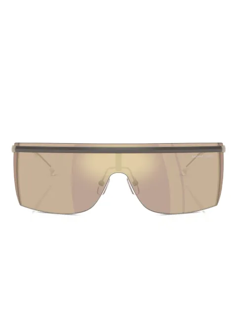 Michael Kors shield-frame metal sunglasses