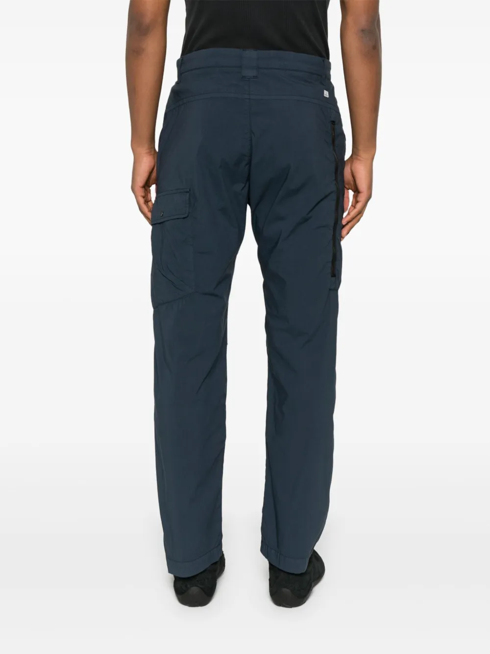 C.P. Company Cargo broek met lens-detail Blauw