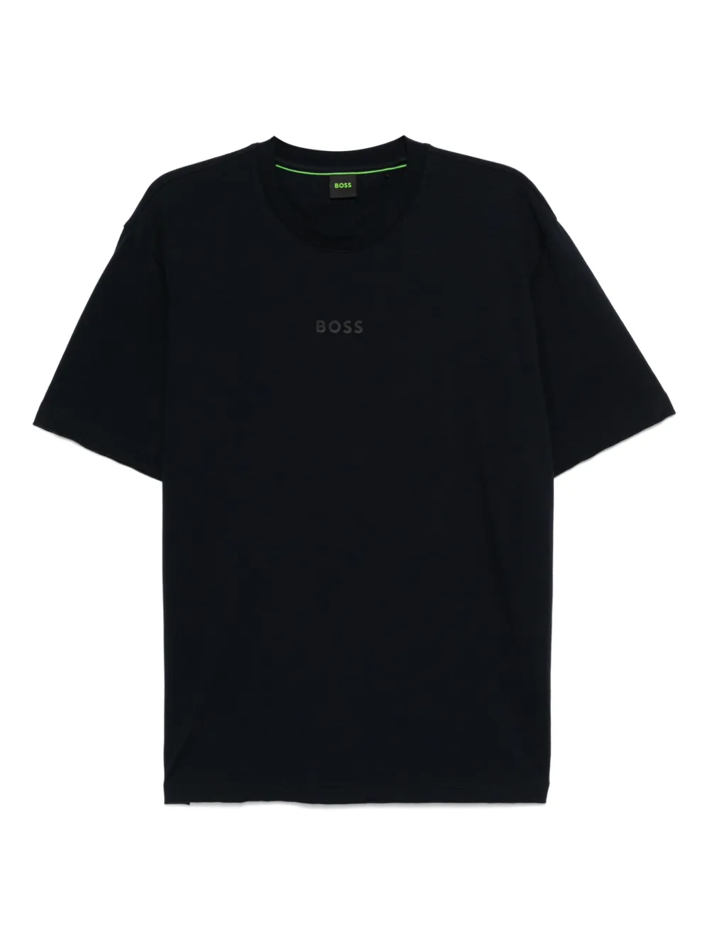 BOSS logo-printed t-shirt Blauw