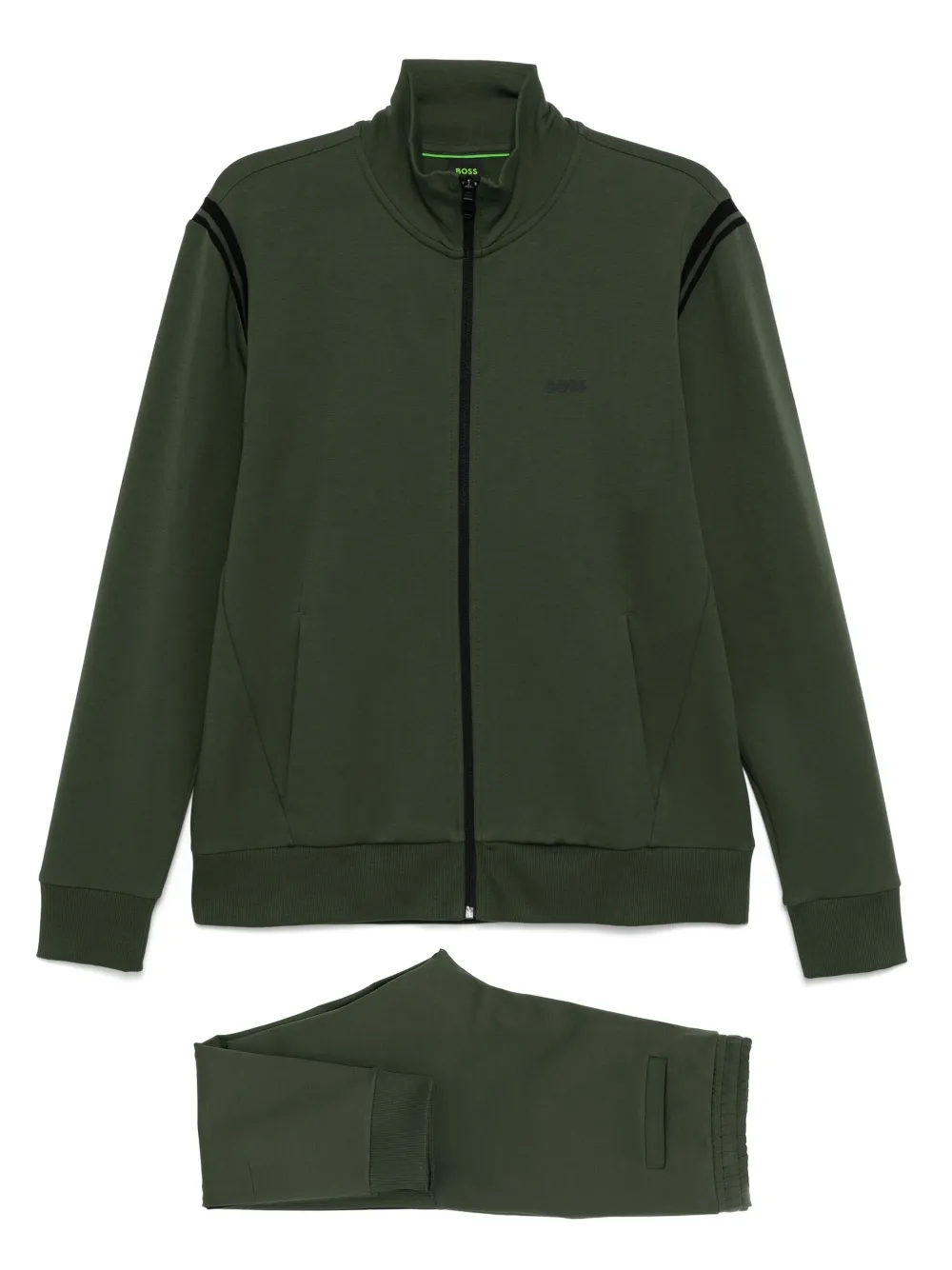 BOSS  Stripe Inserts tracksuit set | Green | Image 1