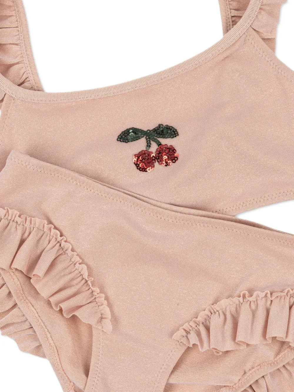 Konges Sløjd Bikini met geborduurd logo Roze