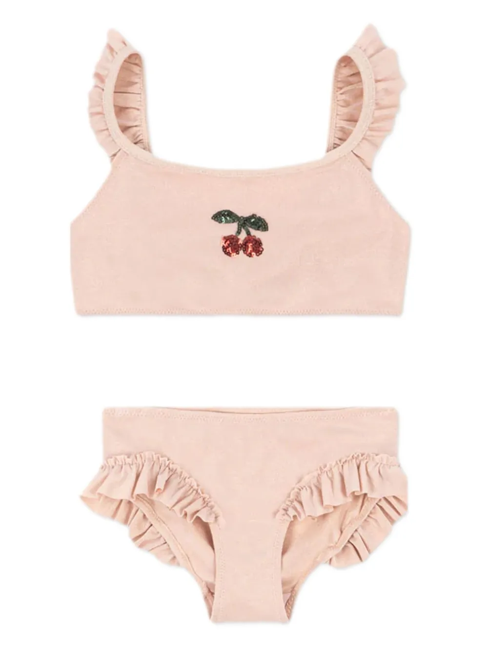 Konges Sløjd logo-embroidered bikini set | Pink | Image 1