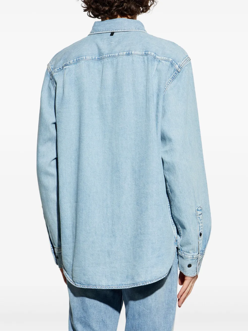 rag & bone Denim overhemd Blauw
