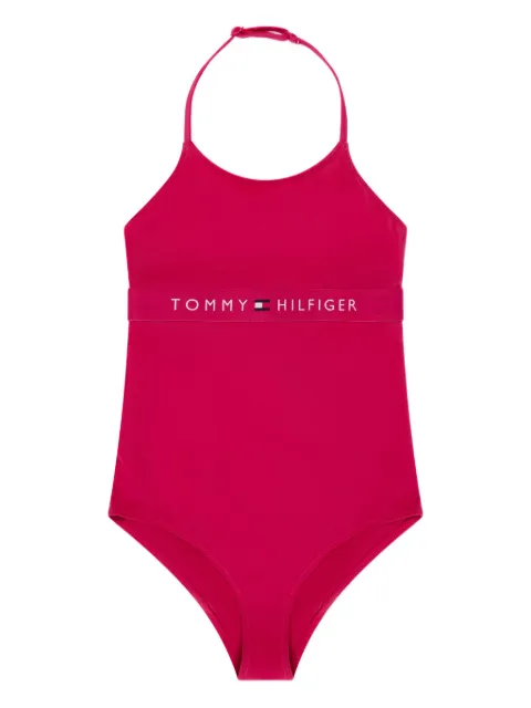 Tommy Hilfiger Junior traje de baño con franjas del logo