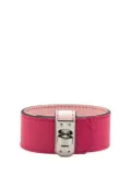 Hermès Pre-Owned 2024 Chevre Chamkila Kelly Twist Bracelet PM T2 costume bracelet - Pink
