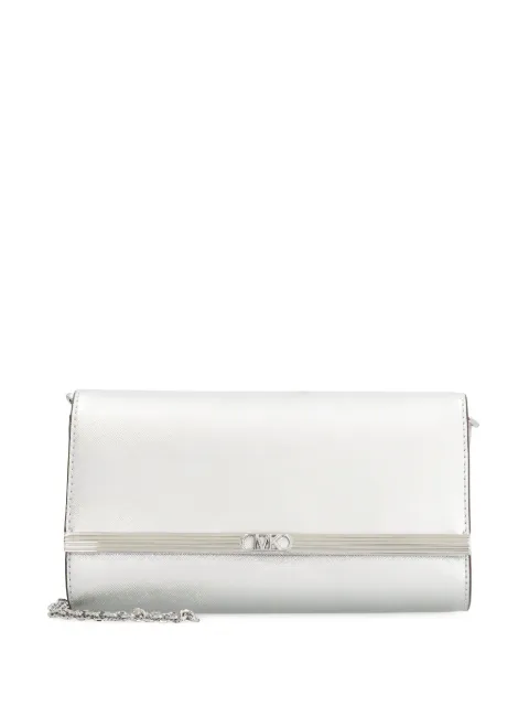 Michael Michael Kors Mona metallic clutch bag
