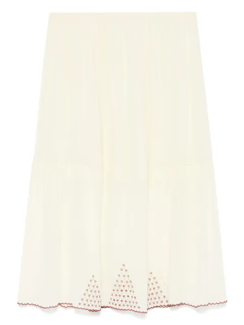 Tela falda midi Chantal