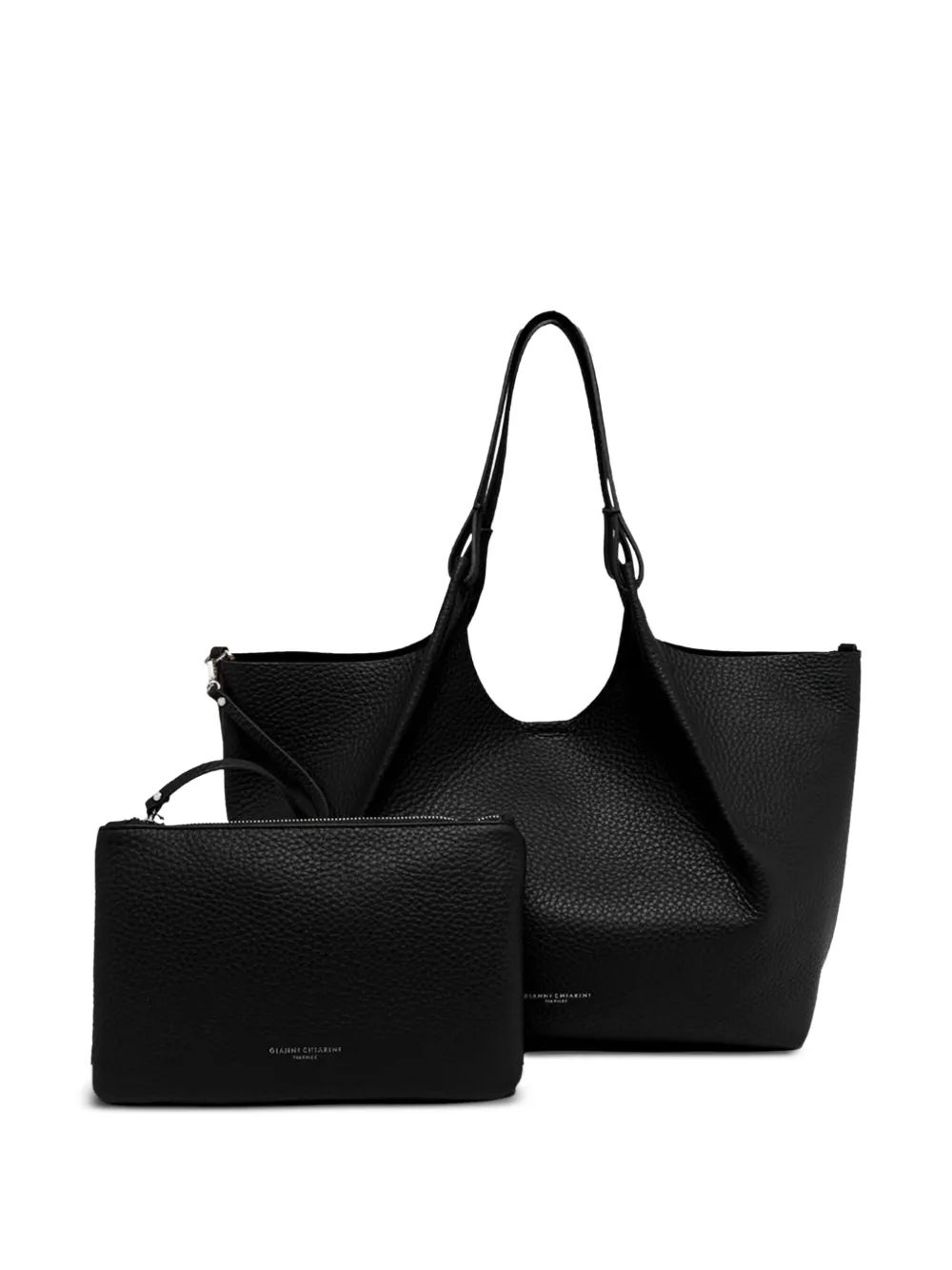 GIANNI CHIARINI Dua schoudertas Zwart