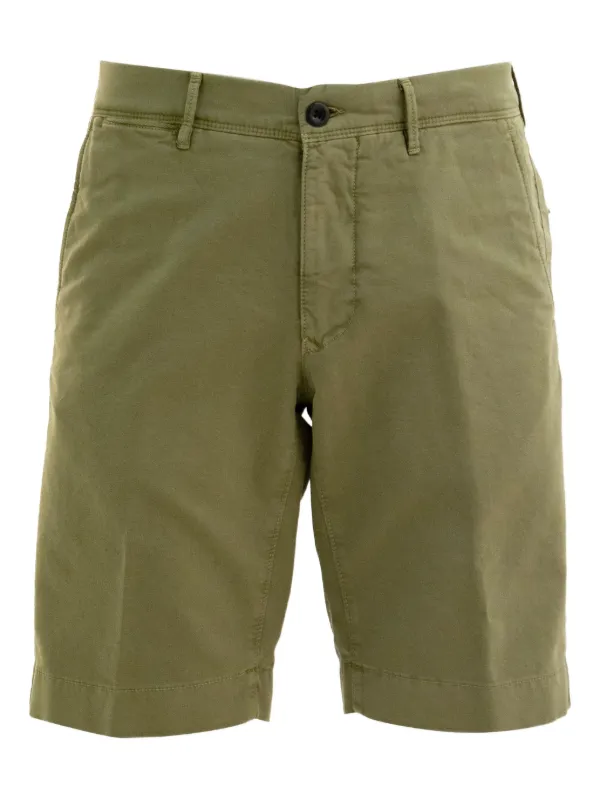 Incotex Cotton Shorts in Green