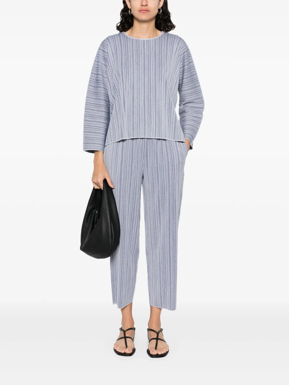 Issey Miyake A-Poc Shell trousers - Blauw