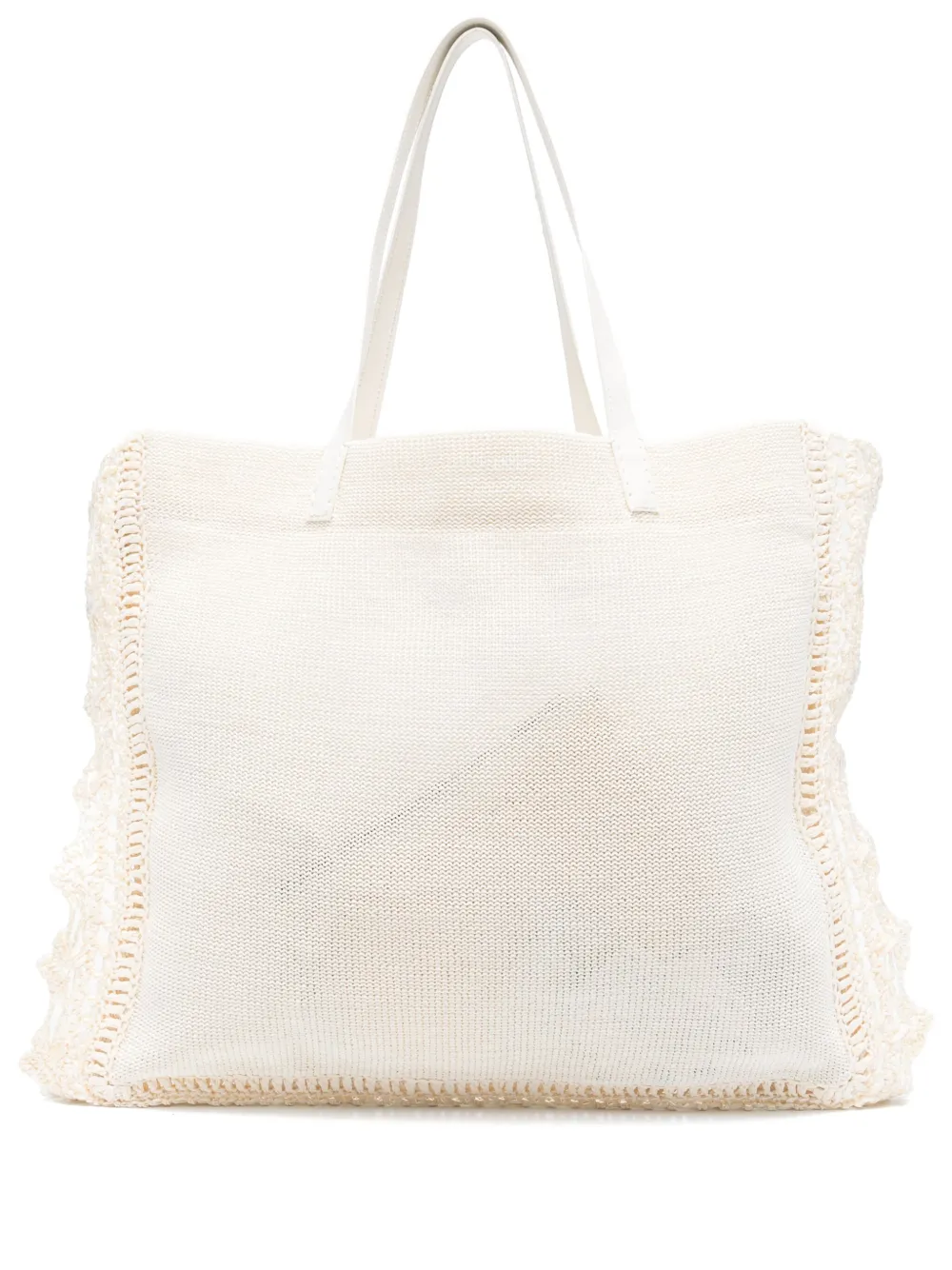 JW Anderson Gehaakte shopper Beige